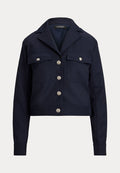 Lauren Ralph Lauren Petite CROPPED WOOL BLEND TWILL JACKET