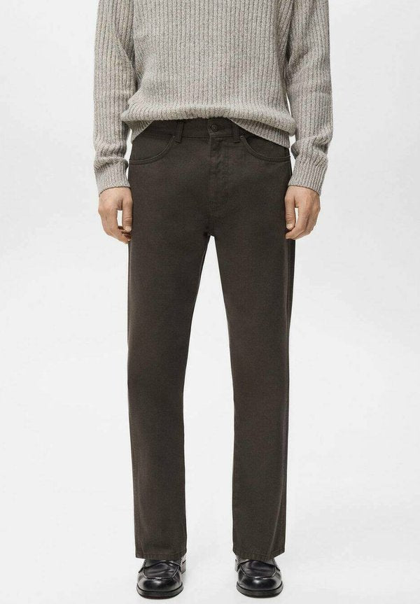 Mango Straight leg jeans - chocolate