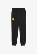 Puma BORUSSIA DORTMUND FTBLCULTURE SWEATHOSE - Club wear - black-faster yellow