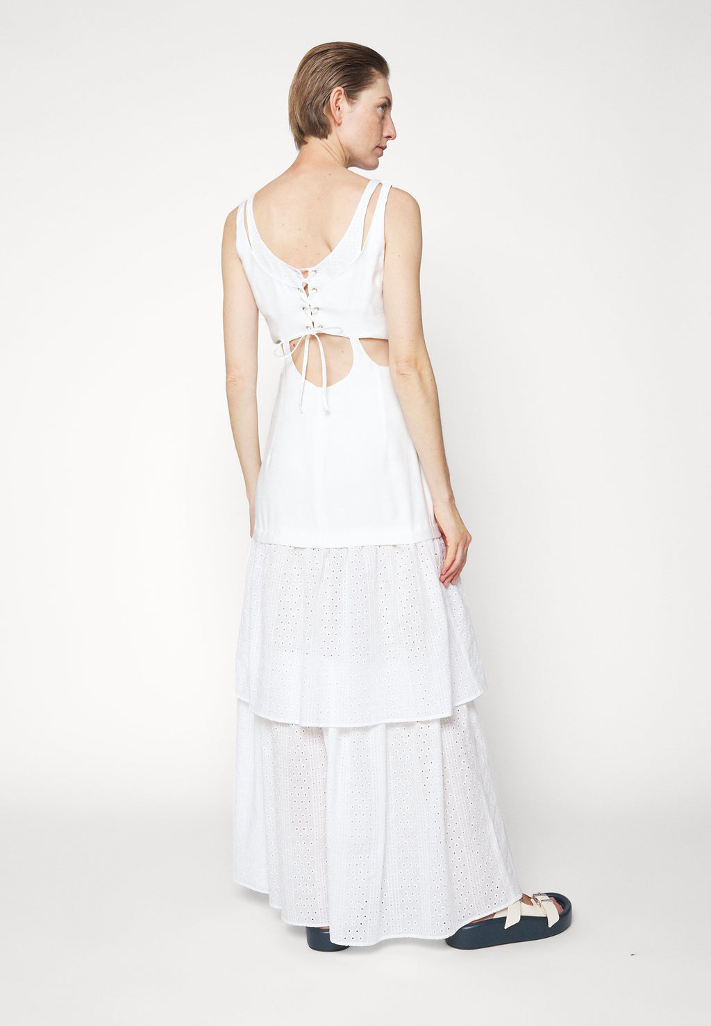 TOMMAZO RENEE RUFFLE DRESS