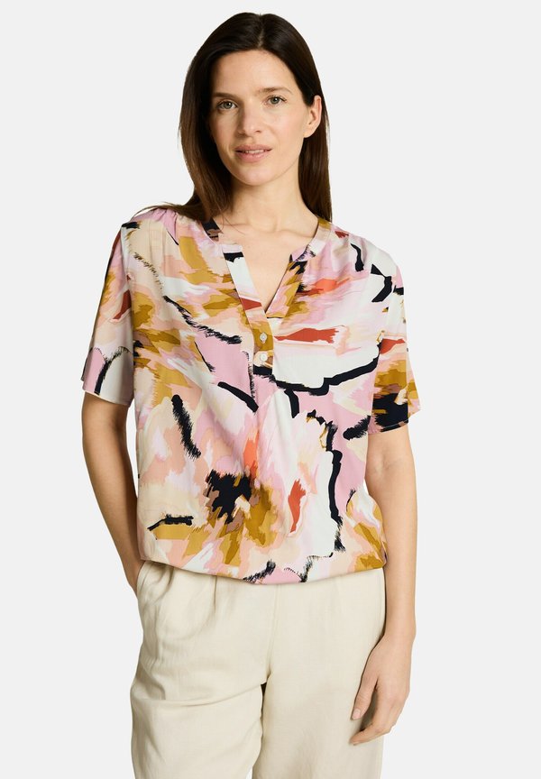 TOM TAILOR BLUSE MIT MUSTER - Blouse - big abstract flower print