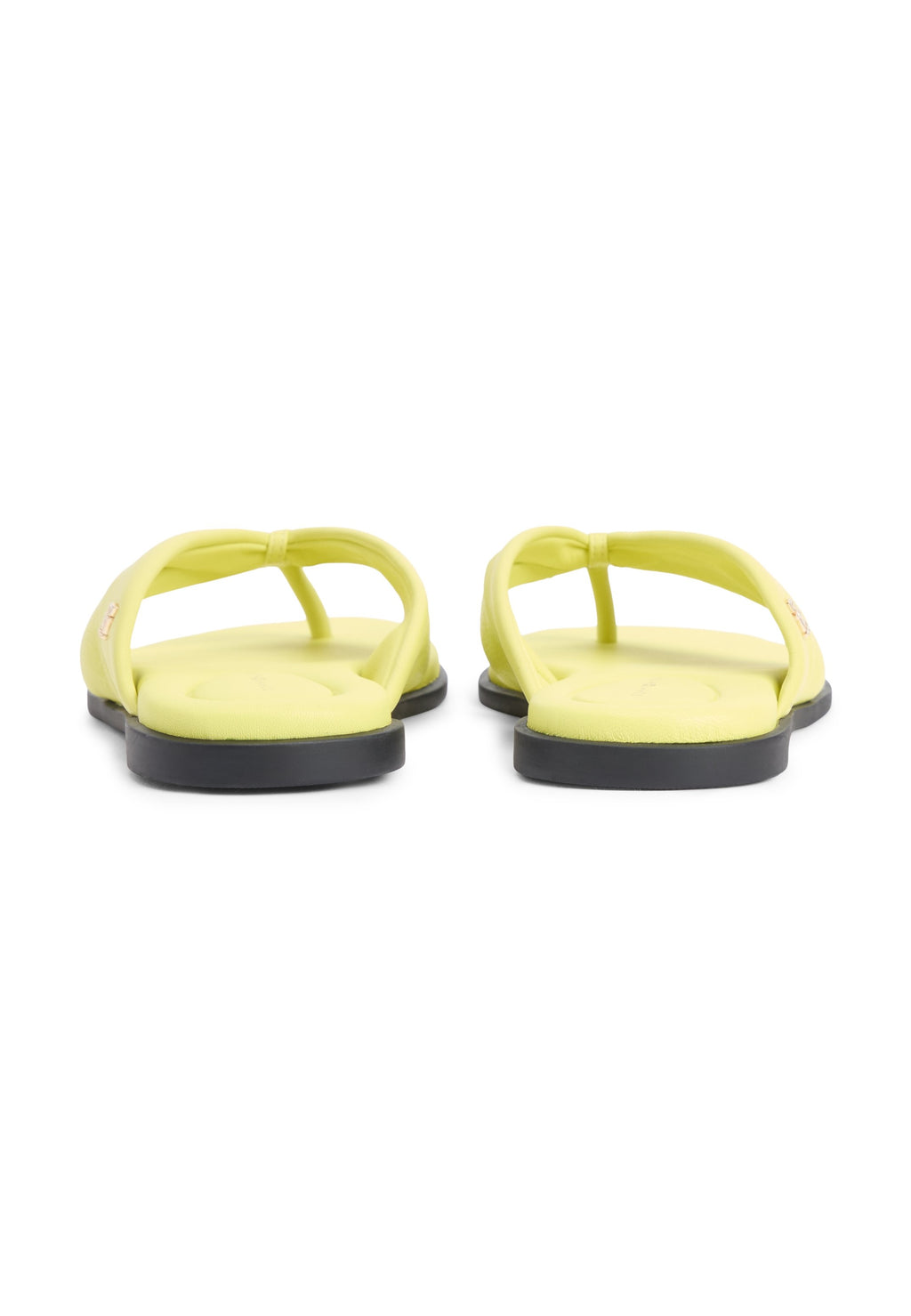 LEATHER TOE POST FLAT SANDALS Media 3
