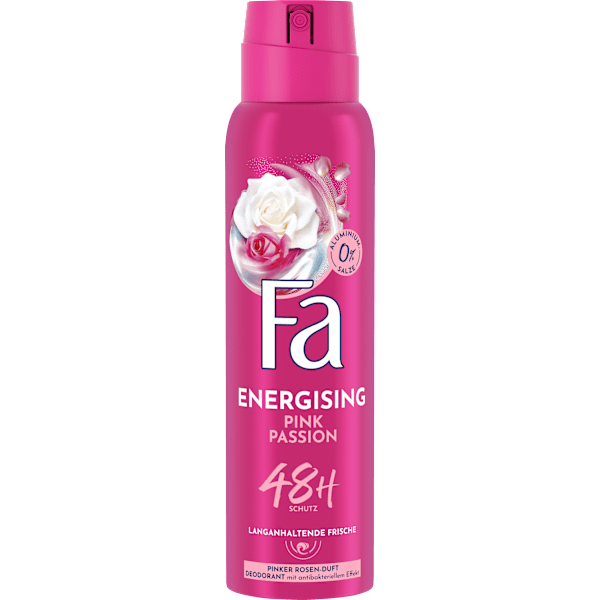 Deospray Energising Pink Passion Fa