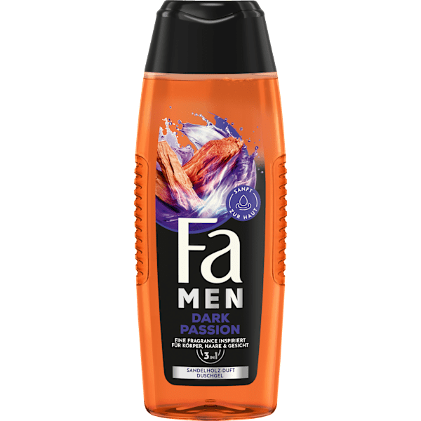 Duschgel Men Dark Passion 3in1 Fa Men