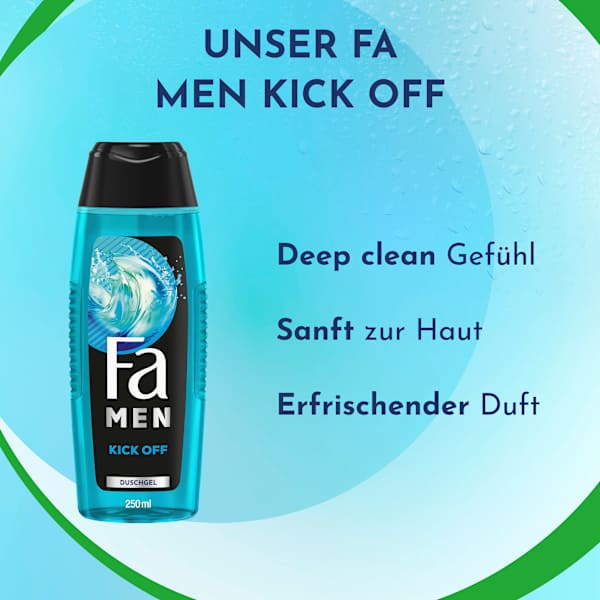 Duschgel Men Kick Off 3in1 Fa Men