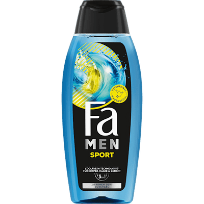 Fa Men Shower gel Men Sport 3in1, 400 ml