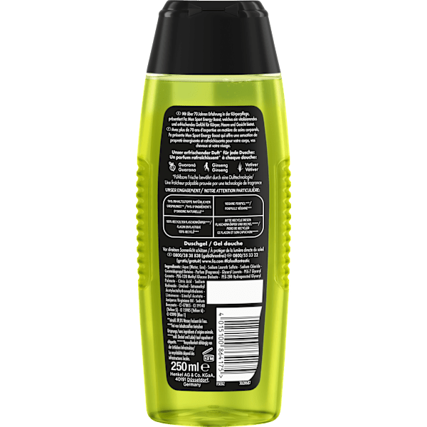Duschgel Men Sport Energy Boost 3in1 Fa Men
