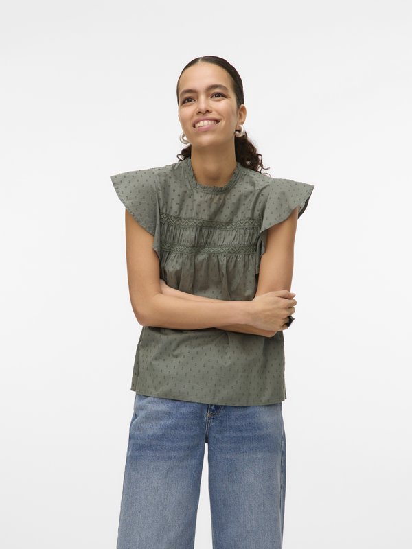 Vero Moda VMTRINE - Top - laurel wreath