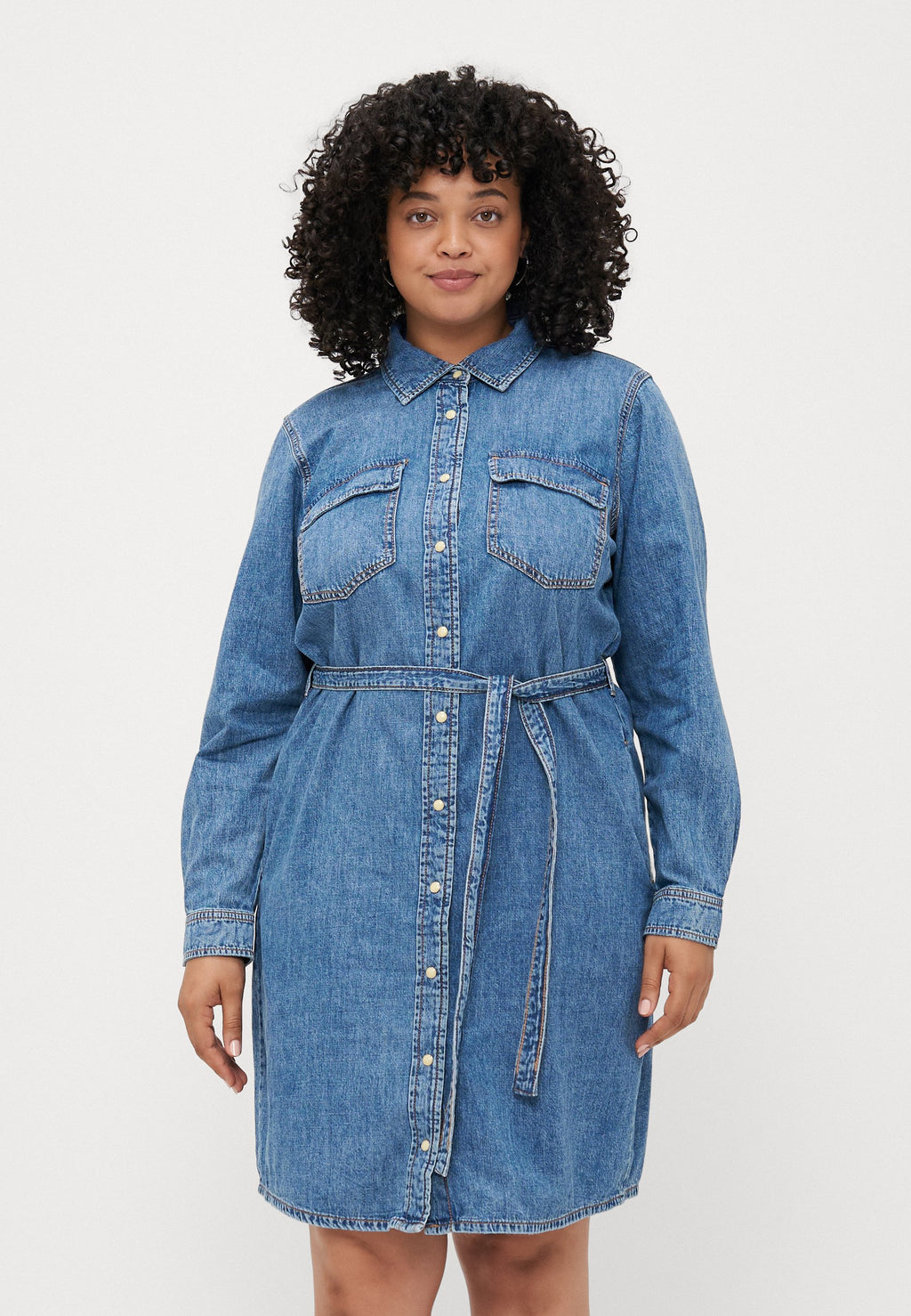 ONLY Carmakoma CARTRUDY BELT DRESS