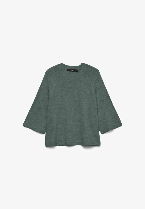 Vero Moda Knitted VMLEFILE Knitted - Jumper - balsam green