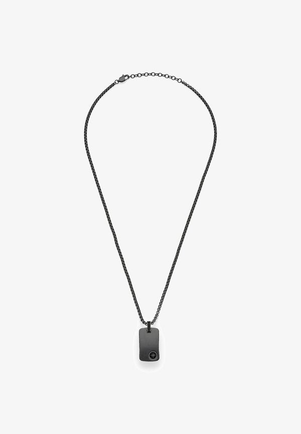 s.Oliver TAG - Necklace - gun
