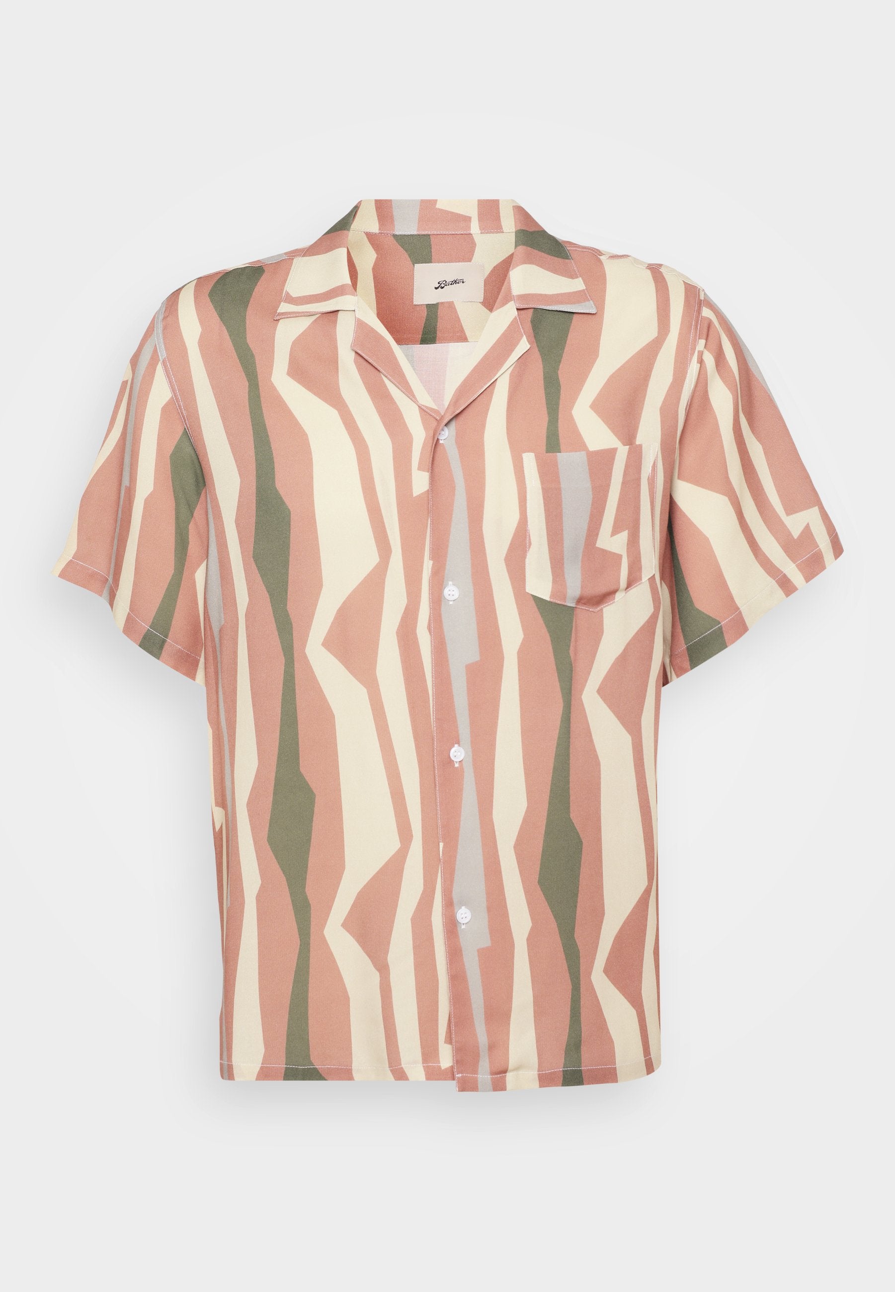 Bather ORCHID COASTAL GEOMETRIC PRINTED CAMP  SHIRTS