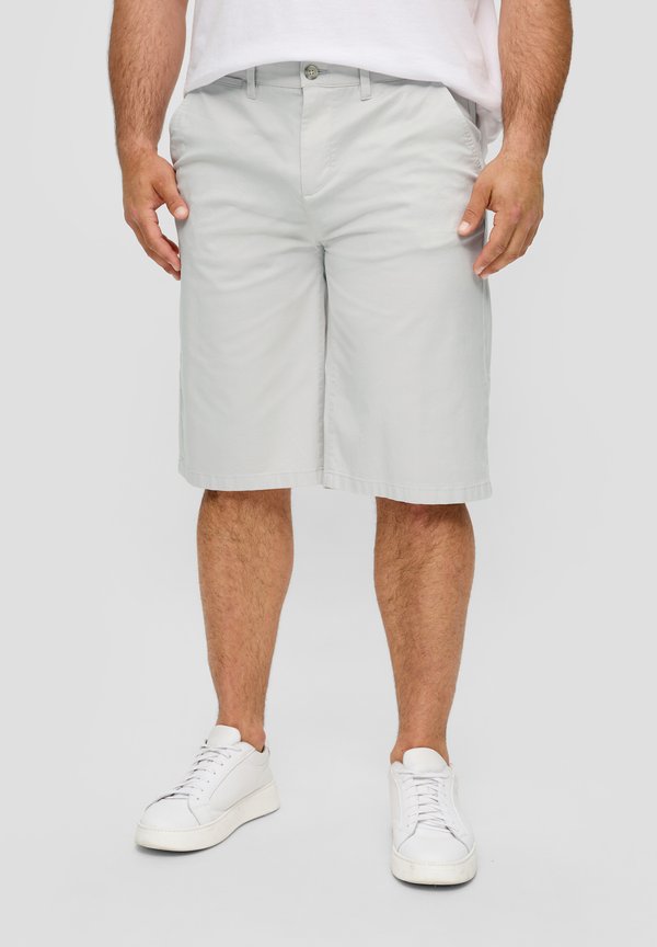 s.Oliver BERMUDA MIT SCHLAUFEN - Shorts - hellgrau