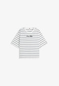 Tommy Hilfiger TOMMY HILFIGER LOGO EMBROIDERY RELAXED CREW NECK T-SHIRT - Print T-shirt - fine stp ecru   dark night
