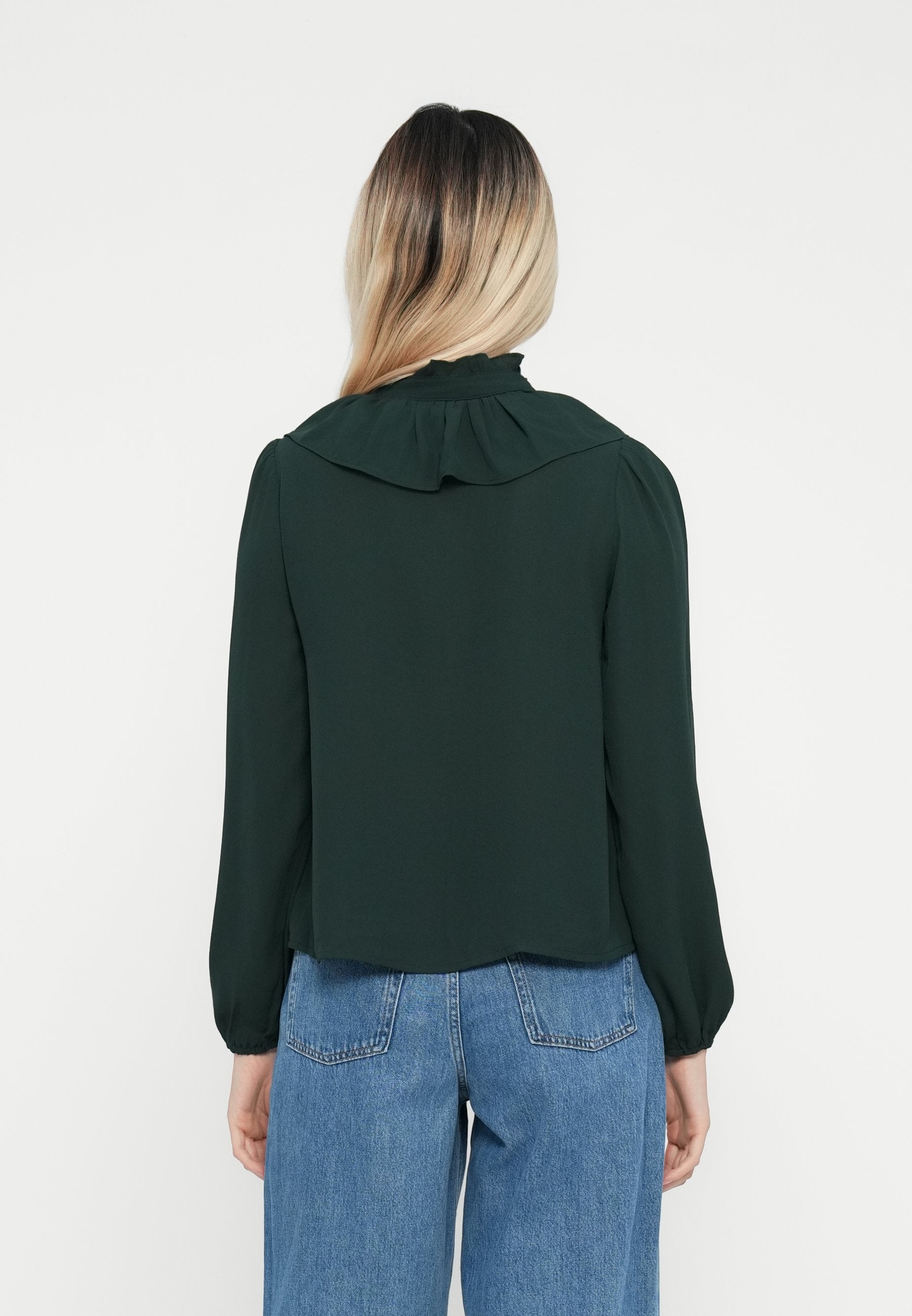 VILA VIKABU RUFFEL NECK