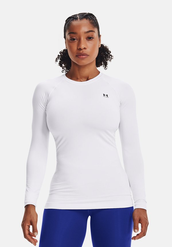 Under Armour COLDGEAR - Long sleeved top - white black