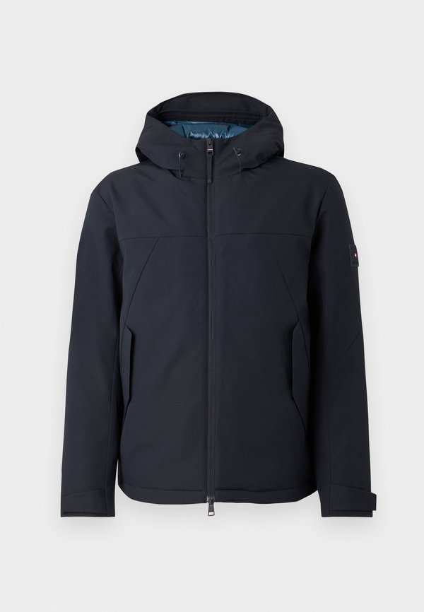 Tommy Hilfiger TECH HOODED SHORT PADDED JACKET - Waterproof jacket - desert sky