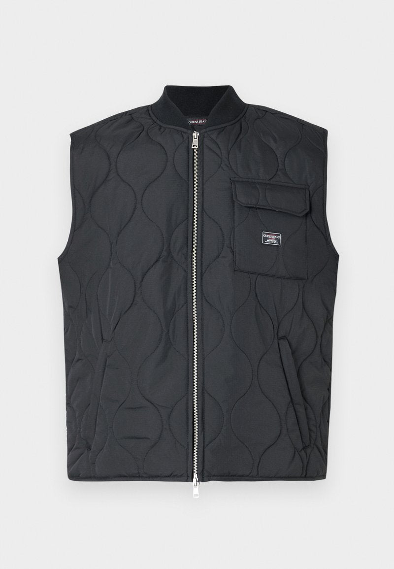 QUILTED PUFFER VEST Media 1