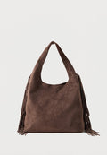 Vero Moda VMEA FRILLS TOTE BAG - Tote bag - copper