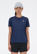 New Balance ATHLETICS - Sports T-shirt - nb navy heather
