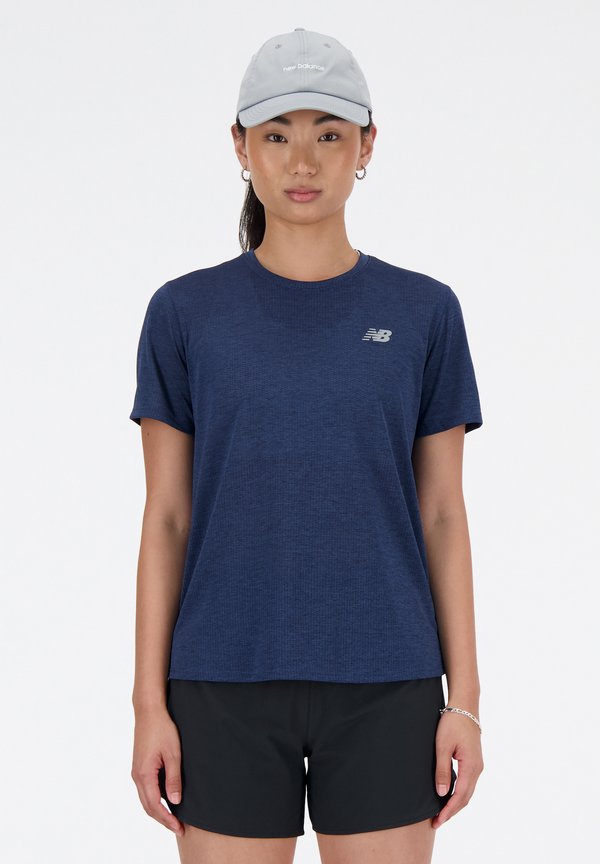 New Balance ATHLETICS - Sports T-shirt - nb navy heather