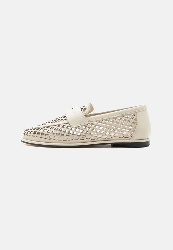 Tommy Hilfiger COIN LOAFER LASER CUT - Slip-ons - classic beige