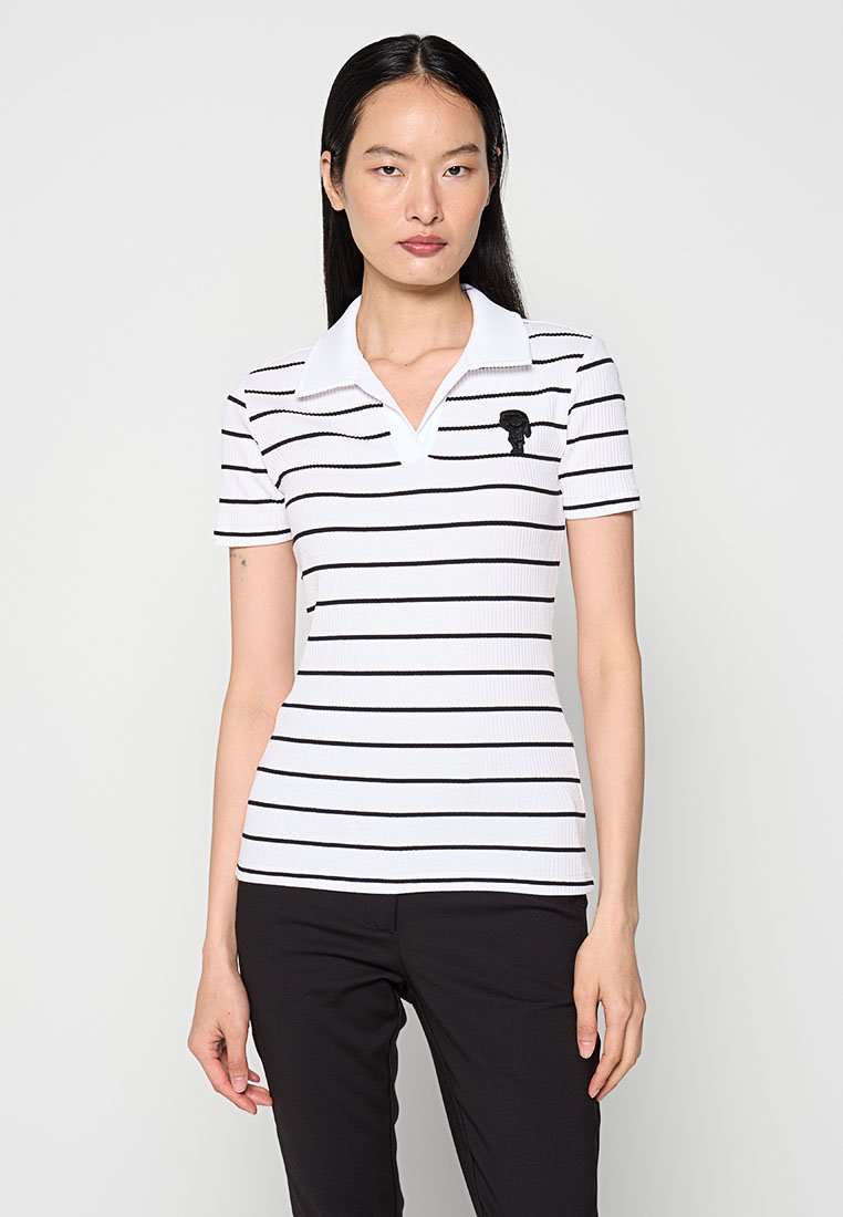 IKON STRIPED RIB POLO Media 1