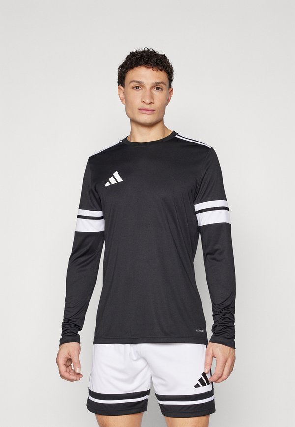 adidas Performance SQUADRA25 JERSEY LM - Long sleeved top - black/white