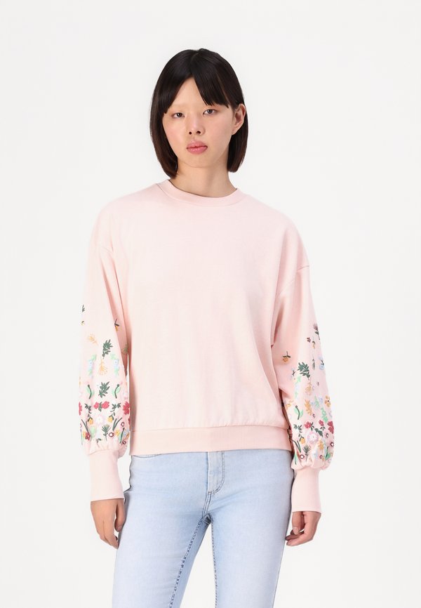 ONLY ONLBROOKE L/S O-NECK FLOWER SWT NOOS - Sweatshirt - potpourri