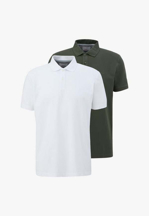 s.Oliver Polo shirt - weiß   grün