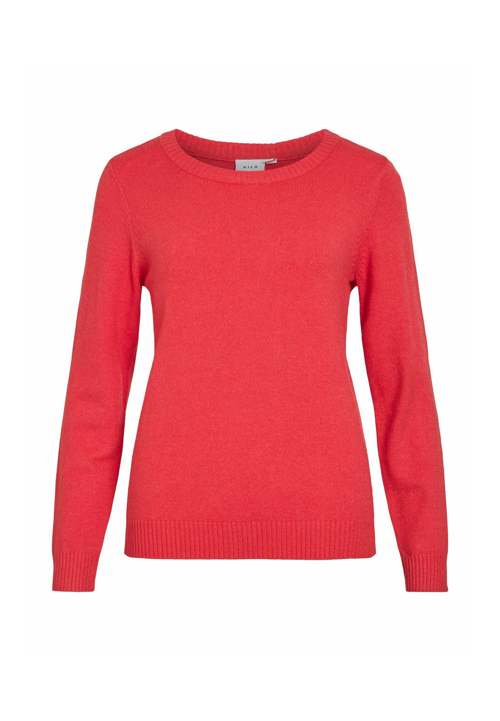 VILA VIRIL O-NECK L/S KNIT TOP - NOOS