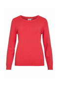 VILA VIRIL O-NECK L/S KNIT TOP - NOOS