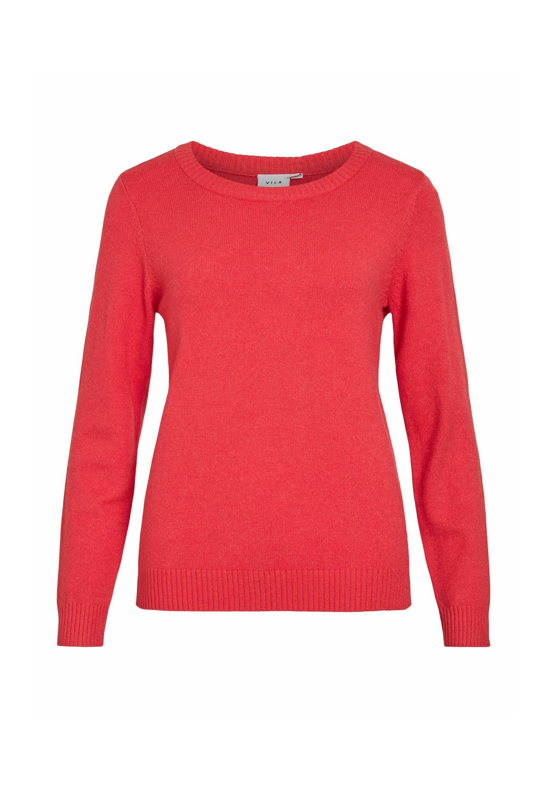 VILA VIRIL O-NECK L/S KNIT TOP - NOOS
