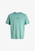 Jack & Jones Logo - Print T-shirt - mineral blue