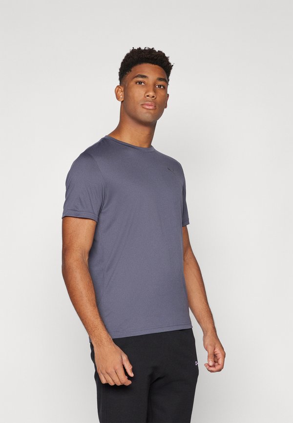 Puma TAD ESSENTIALS SOLID CAT TEE - Sports T-shirt - galactic gray