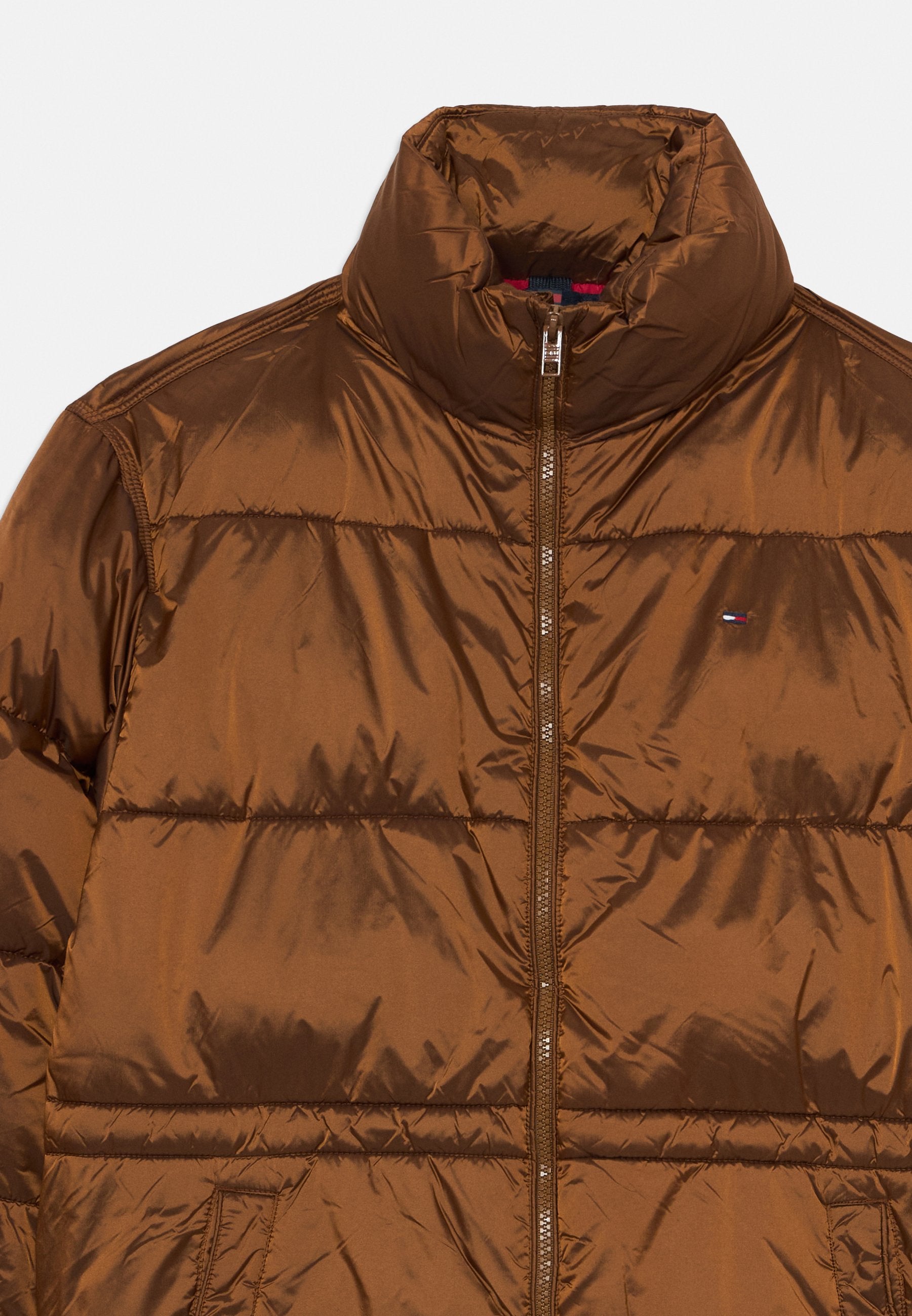 WAISTED SHINY MID PUFFER JACKET Media 3