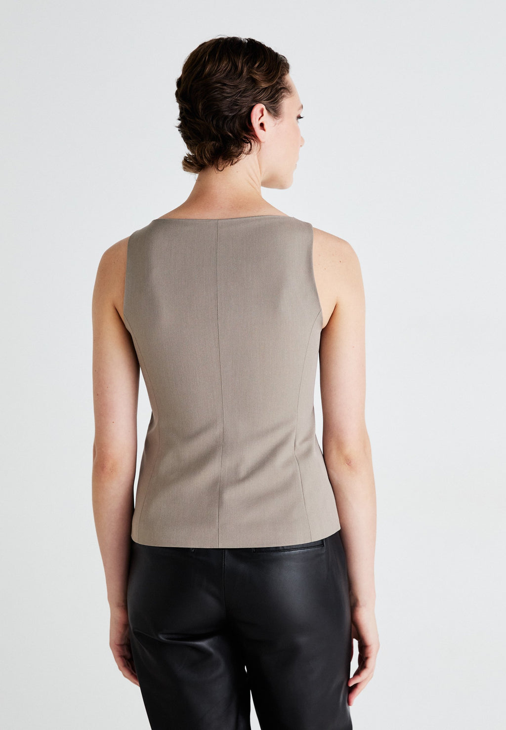 Gina Tricot TAILORED BOATNECK VEST