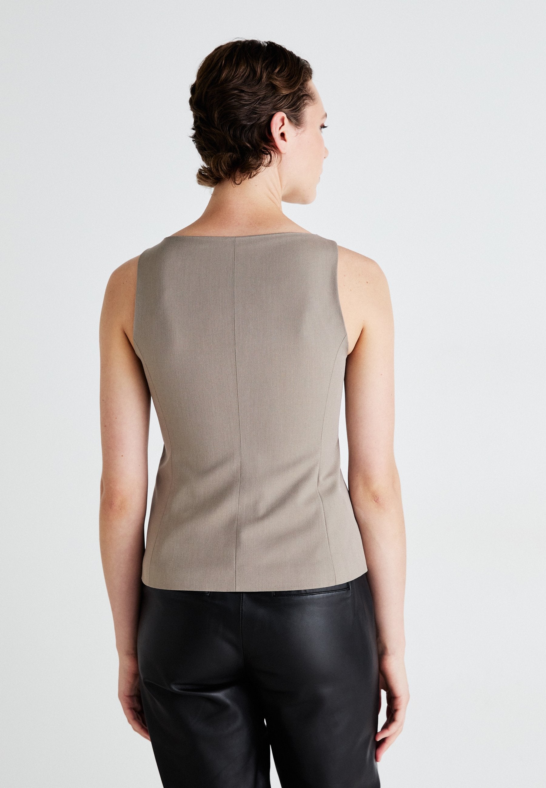Gina Tricot TAILORED BOATNECK VEST