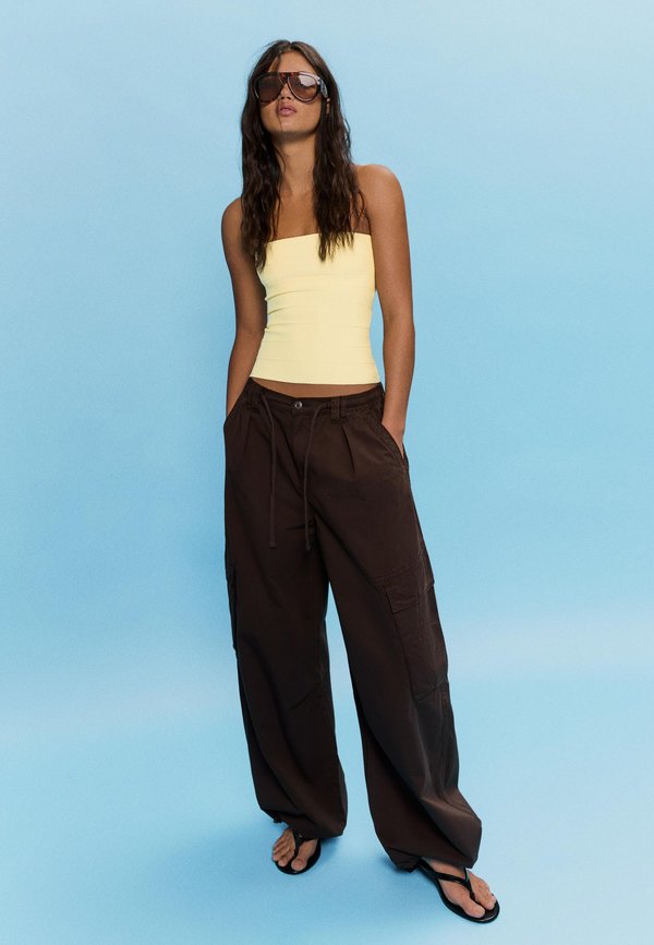 Bershka TOP - Top - yellow