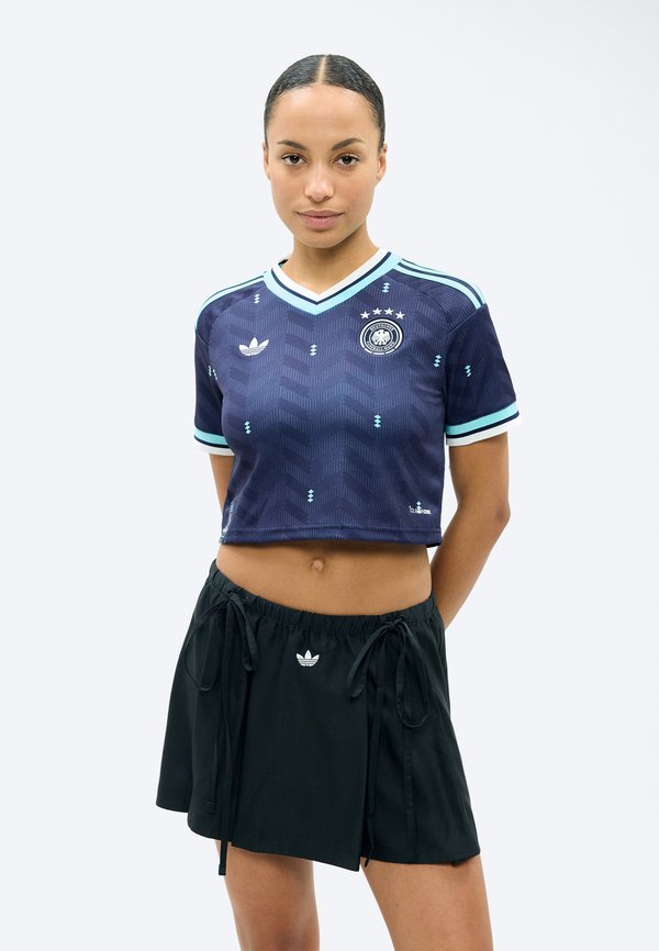 adidas Performance DEUTSCHLAND DFB 26 AWAY REPLICA CROPPED - Football jersey - collegiate navy