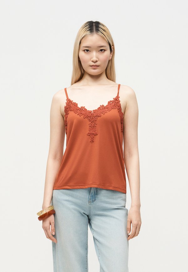 ONLY ONLBETINA - Top - marsala