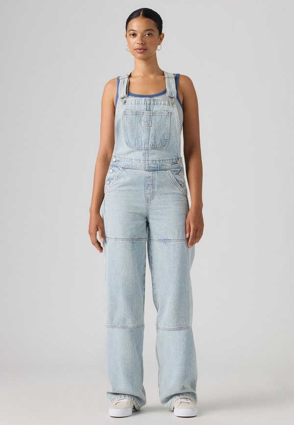 Levi's® UTILITY - Denim Dungarees - abraided art stone