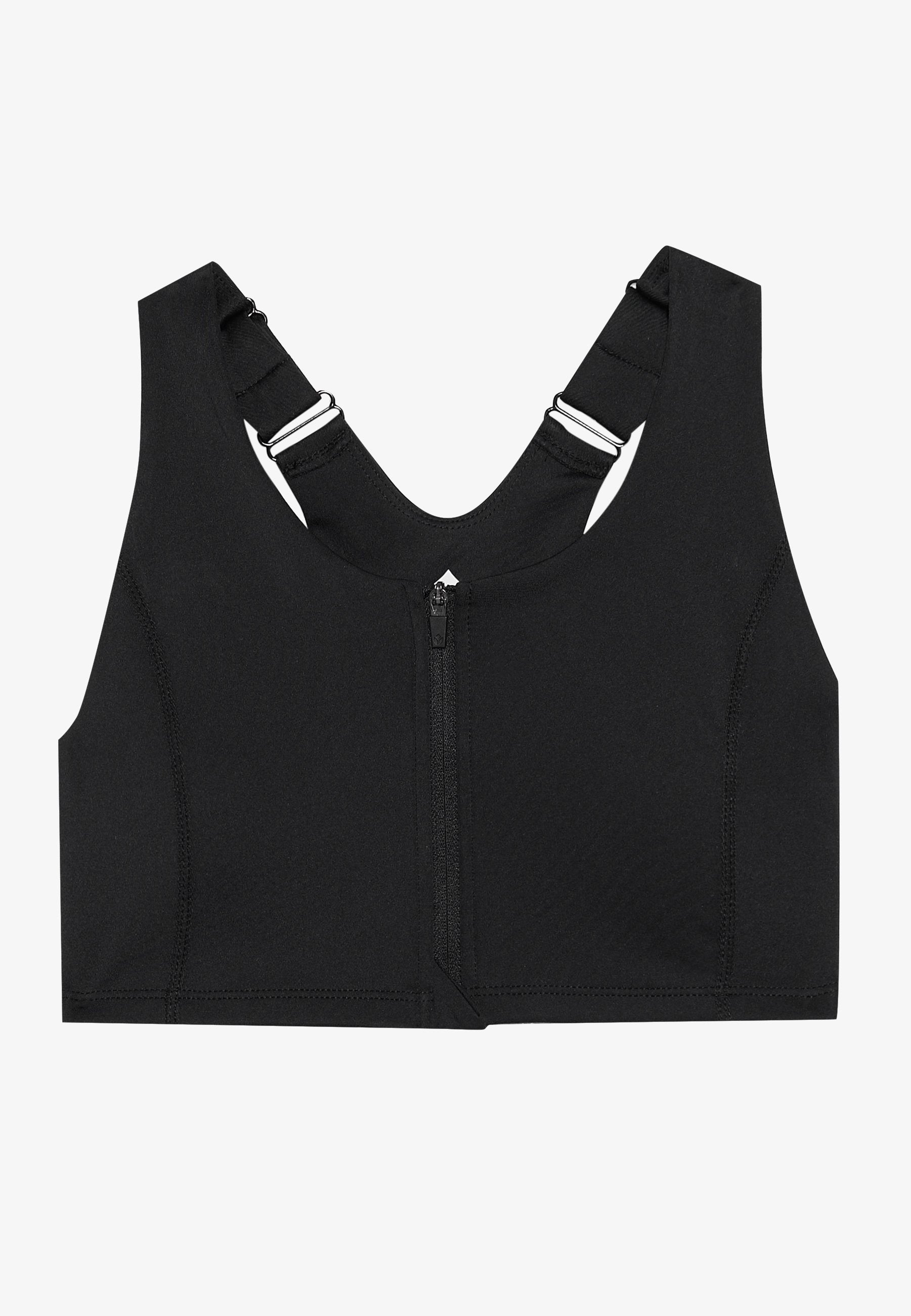 Even&Odd active MEDIUM SUPPORT BRA WITH ZIP UP FRONT & ADJUSTABLE STRAPS