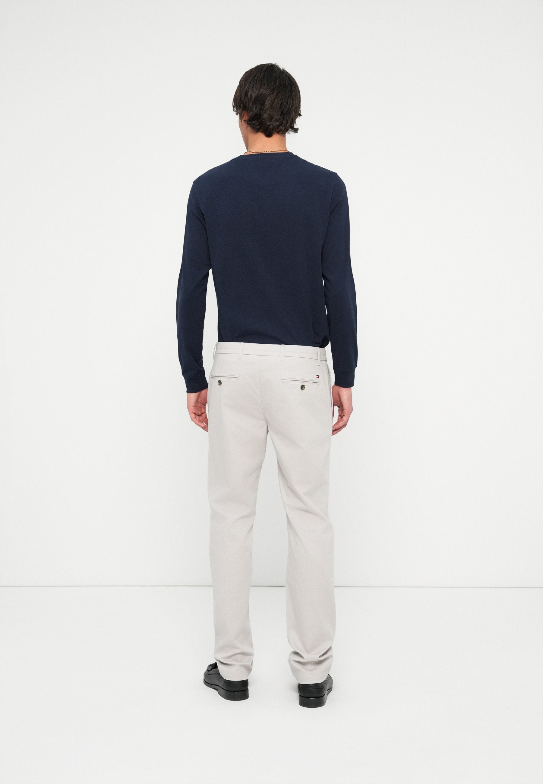 DENTON TEXTURED PRINT STRAIGHT LEG TROUSERS Media 4