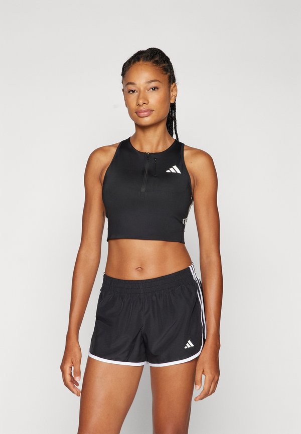 adidas Performance ADIZERO CROP W - Top - black