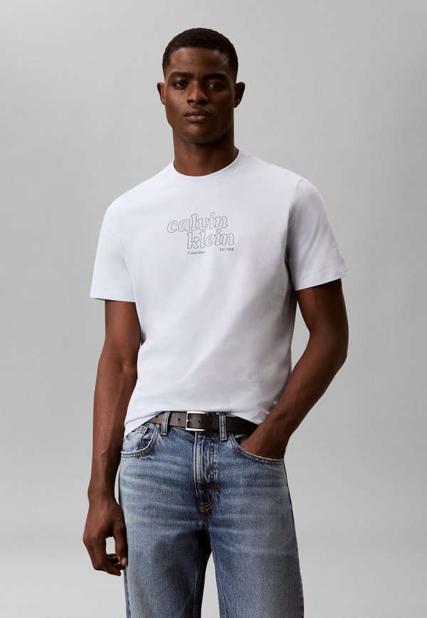 Calvin Klein Jeans REGULAR FIT T-SHIRT - Print T-shirt - plein air