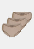 Under Armour PURE NO SHOW HIPSTER SOLID 3 PACK - Briefs - beige