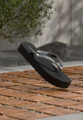 Calvin Klein Pool slides - black/cloudburst