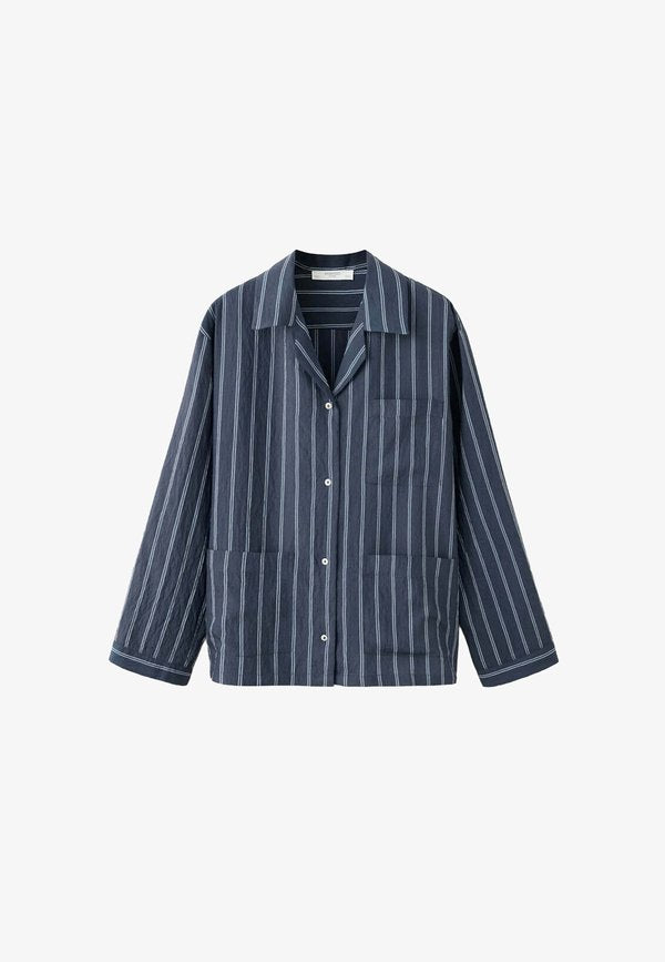 Mango ADULT - Pyjama top - navy