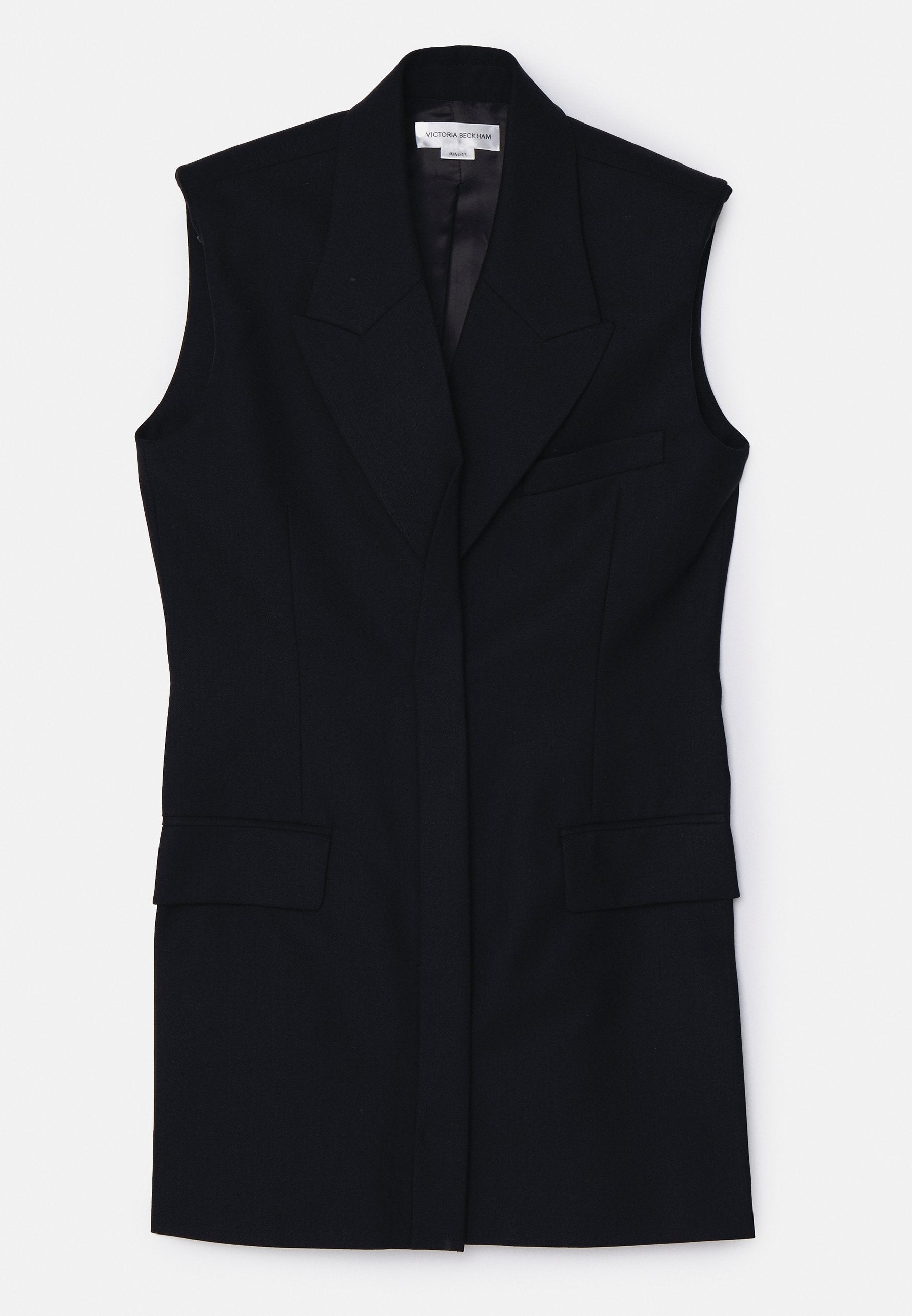 Victoria Beckham SLEEVELESS TAILORED DRESS